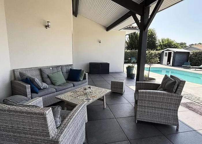 Villa 232-hourtin - 232 - Magnifique Avec Piscine Chauffee Pour 8 Personnes Mae-5523 *
